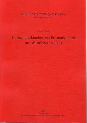 Bild des Verkufers fr Herrscherurkunden und Privaturkunden aus Westtibet (Ladakh) zum Verkauf von Prof. Schuh Securities GmbH