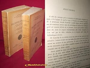 Seller image for PHILOSOPHIE SPIRITUALISTE . Etudes et Mditations, Recherches Critiques --------- 2 volumes / 2 for sale by Okmhistoire