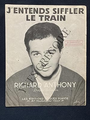Seller image for J'ENTENDS SIFFLER LE TRAIN-PARTITION MUSICALE for sale by Yves Grgoire