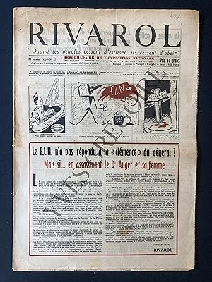 RIVAROL-N°419-22 JANVIER 1959