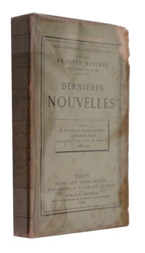 Immagine del venditore per Dernires nouvelles (Lokis, Il Viccolo di Madama Lucrezia, La chambre bleue, Djoumane, Le coup de pistolet, Federigo, Les sorcires espagnoles) venduto da Abraxas-libris