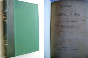 Seller image for HISTORIA DE LAS COLONIAS GRIEGAS for sale by Librera Maestro Gozalbo