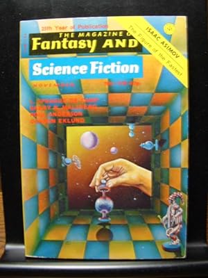 Imagen del vendedor de FANTASY AND SCIENCE FICTION - Nov, 1973 a la venta por The Book Abyss