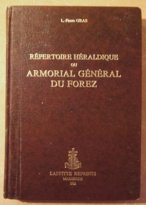 Immagine del venditore per Rpertoire Hraldique ou Armorial Gnral du Forez, venduto da Domifasol