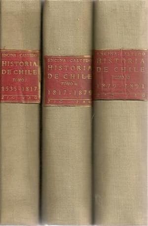 RESUMEN DE LA HISTORIA DE CHILE - Obra Completa (3 Tomos)