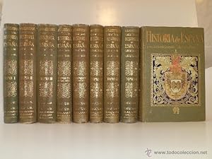 HISTORIA DE ESPAÑA Y SU INFLUENCIA EN LA HISTORIA UNIVERSAL. Vol. I-II-III-IV (En dos volúmenes)-...