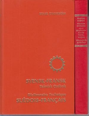 Bild des Verkufers fr Svensk-Fransk Teknisk Ordbok / Dictionnaire Technique Suedois-Francais. Fransk-Svensk Teknisk Ordbok / Dictionnaire Technique Francais-Suedois. Komplett in 2 Bnden. zum Verkauf von Antiquariat Carl Wegner