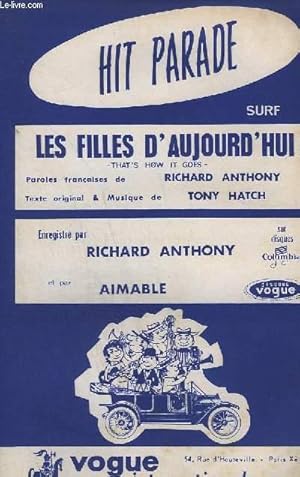 Seller image for LES FILLES D'AUJOURD'HUI + J'AI PAS LE TEMPS - CONTREBASSE / GUITARE + PIANO CONDUCTEUR + VIOLON / ACCORDEON + TROMBONE + 1 TROMPETTE SIB + 2 TROMPETTE SIB + 1 SAXO ALTO MIB + 2 SAXO TENOR SIB + 3 SAXO ALTO MIB. for sale by Le-Livre