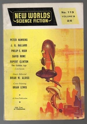 Bild des Verkufers fr New Worlds Science Fiction No 113 Vol 38 December 1961 zum Verkauf von Raymond Tait