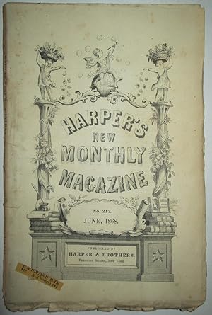 Immagine del venditore per Harper's New Monthly Magazine. June, 1868 venduto da Mare Booksellers ABAA, IOBA