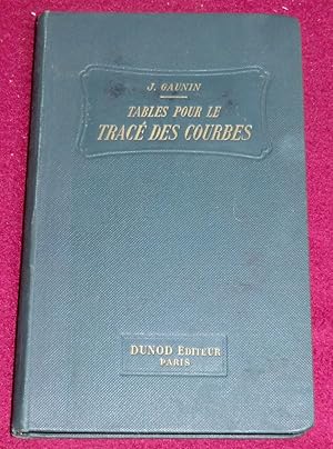 Imagen del vendedor de TABLES pour le TRACE DES COURBES de CHEMINS DE FER, ROUTES & CANAUX - 1�re partie - Tables trigonom�triques - 2�me partie - Recueil de coordonn�es a la venta por LE BOUQUINISTE