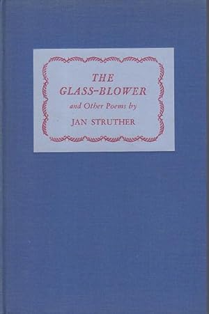 Bild des Verkufers fr THE GLASS-BLOWER and Other Poems. zum Verkauf von Bookfever, IOBA  (Volk & Iiams)