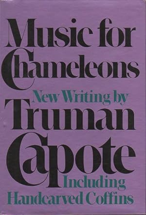 Seller image for MUSIC FOR CHAMELEONS: New Writing. for sale by Bookfever, IOBA  (Volk & Iiams)