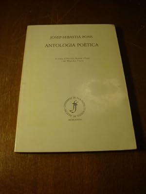 Seller image for Antologia potica for sale by Llibres Capra