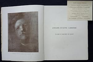 Catalogue des tableaux, dessins, lithographies provenant de l'atelier d'Eugène Carrière – Platre ...