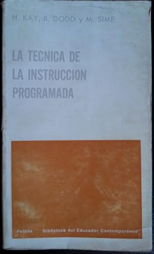 LA TECNICA DE LA INSTRUCCIÓN PROGRAMADA.