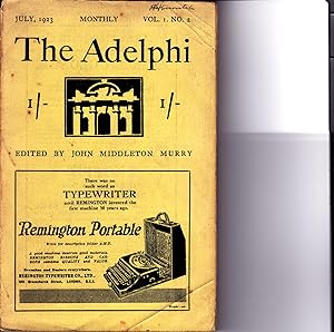 Seller image for The Adelphi. July 1923. Volume 1. No. 2. Periodical for sale by SAVERY BOOKS
