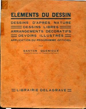 ELEMENTS DU DESSIN. DESSINS D'APRES NATURE. DESSINS LIBRES. ARRANGEMENTS DECORATIFS. DEVOIRS ILLU...