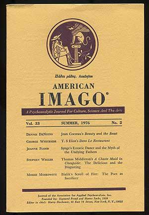 Bild des Verkufers fr American Imago, A Psychoanalytic Journal for Culture, Science and the Arts: Volume 33, Summer 1976, Number 2 zum Verkauf von Between the Covers-Rare Books, Inc. ABAA