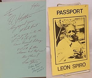 Passport [signed/limited & inscribed & signed]