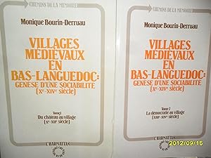 Seller image for Villages Mdivaux en Bas-Languedoc : Gense d'une sociabilit (X  - XIV  sicle) - T. I) Du chteau au village -X  - XII  - T. II) La dmocratie au village - XIII -XV  for sale by PORCHEROT Gilles -SP.Rance