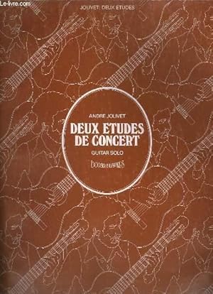 Bild des Verkufers fr DEUX ETUDES DE CONCERT POUR GUITARE. zum Verkauf von Le-Livre