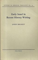 Early Israel in Recent History Writing. A Study in Method.