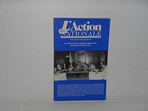 L'action Nationale Volume LXXXVI Numéro 6 Février 1987