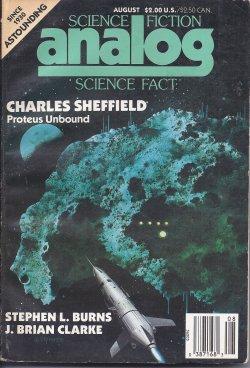 Imagen del vendedor de ANALOG Science Fiction/ Science Fact: August, Aug. 1988 ("Proteus Unbound") a la venta por Books from the Crypt