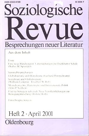 Seller image for Soziologische Revue. Besprechungen neuer Literatur. Jg. 24, Heft 2, 2001. for sale by Fundus-Online GbR Borkert Schwarz Zerfa