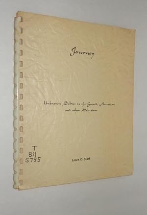 Bild des Verkufers fr Journey: Unknown Soldier to the Guard, American and other Selections zum Verkauf von Whiting Books