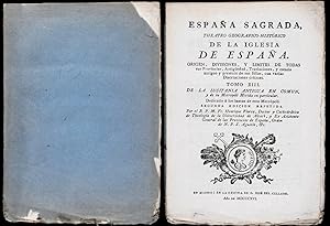 España Sagrada, Theatro Geográfico- Histórico de la Iglesia de España. - Tomo XIII. De la Lusitan...