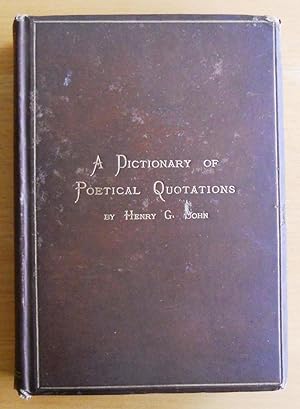 A Dictionary of Quotations From The English Poets