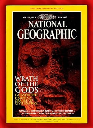 The National Geographic Magazine / June, 2000. Wrath of the Gods;Australia;Turkey Earthquake;Hist...