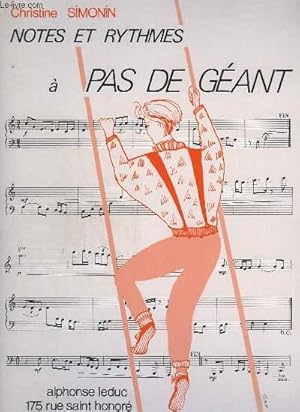 Seller image for NOTES ET RYTHMES A PAS DE GEANT. for sale by Le-Livre