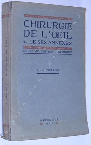 Seller image for Chirurgie de l'oeil et de ses annexes. for sale by Librairie Ancienne Richard (SLAM-ILAB)