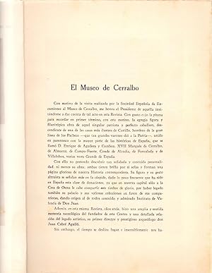 Seller image for EL MUSEO DE CERRALBO for sale by Libreria 7 Soles