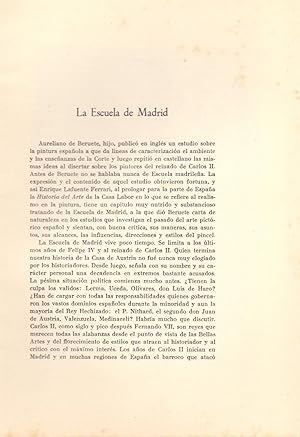 Seller image for LA ESCUELA DE MADRID - EN EPOCA DE FELIPE IV -PINTURA- for sale by Libreria 7 Soles