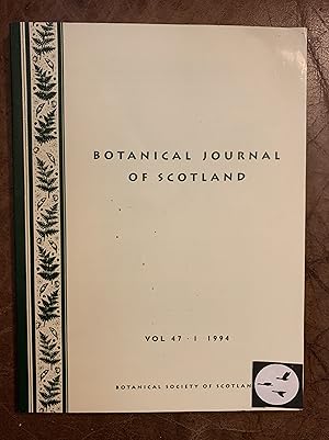 Seller image for Observations on Desmids from Scotland, Shetland, Cumbria and the English Midlands Botanical Journal Of Scotland Vol. 47 Part I 1994 for sale by Three Geese in Flight Celtic Books