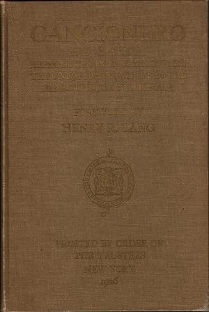 Bild des Verkufers fr Cancionero De Baena, : Reproduced in Facsimile from the Unique Manuscript in the Bibliothe que Nationale; (Hispanic Notes & Monographs; Essays, Studies, . Issued by the Hispanic Society of America) zum Verkauf von Jonathan Grobe Books