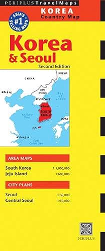 Seller image for Korea & Seoul Travel Map Second Edition (Folded) for sale by Grand Eagle Retail