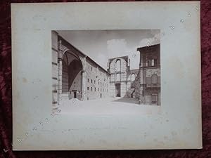 Image du vendeur pour Photographie ancienne : Italia, Siena - Italie, Sienne - grande nef (navata) primitive de la cathdrale - opra del Duomo ( Duomo de Sienne). mis en vente par Librairie Ancienne Richard (SLAM-ILAB)