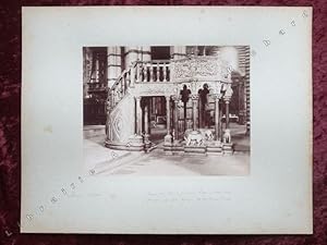 Image du vendeur pour Photographie ancienne : Italia, Siena (Sienne) - le dme, chaire et escalier . mis en vente par Librairie Ancienne Richard (SLAM-ILAB)