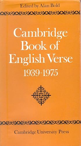 Seller image for Cambridge Book of English Verse 1939-1975 for sale by CHARLES BOSSOM