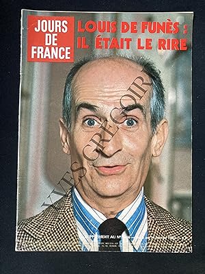 JOURS DE FRANCE-SUPPLEMENT AU N°466-DU 5 AU 11 FEVRIER 1983-LOUIS DE FUNES