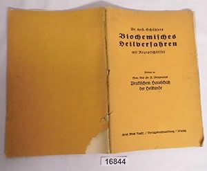 Seller image for Biochemisches Heilverfahren mit Rezepschlssel for sale by Versandhandel fr Sammler