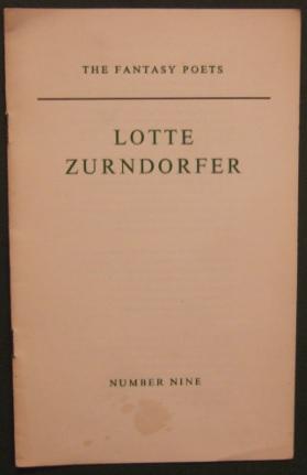 The Fantasy Poets Lotte Zurndorfer