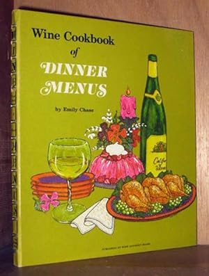 Bild des Verkufers fr Wine Cookbook of Dinner Menus zum Verkauf von cookbookjj