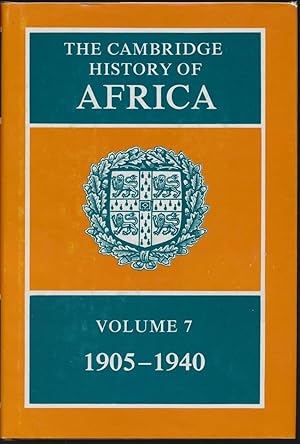 The Cambridge History of Africa Volume 7: 1905-1940.