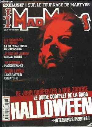 Bild des Verkufers fr MAD MOVIES N 201 OCTOBRE 2007. SOMMAIRE: LE GUIDE COMPLET DE LA SAGA HALLOWEEN, LES PROMESSES DE L OMBRE, THE PUNICHER 2, DAVID LYNCH. zum Verkauf von Le-Livre